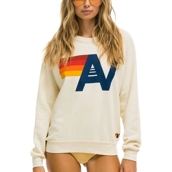 Aviator Nation in sage crew neck - Picture 7 of 7